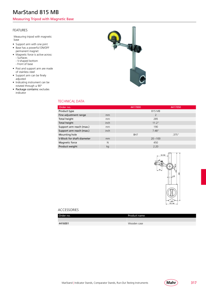 Mahr - Product Catalog NO.: 20199 - Page 321