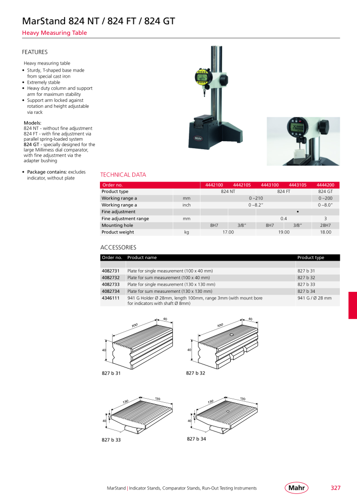 Mahr - Product Catalog NO.: 20199 - Page 331