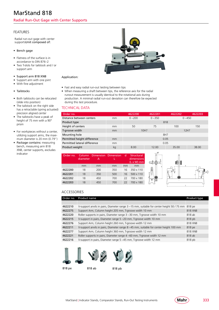 Mahr - Product Catalog NO.: 20199 - Page 337