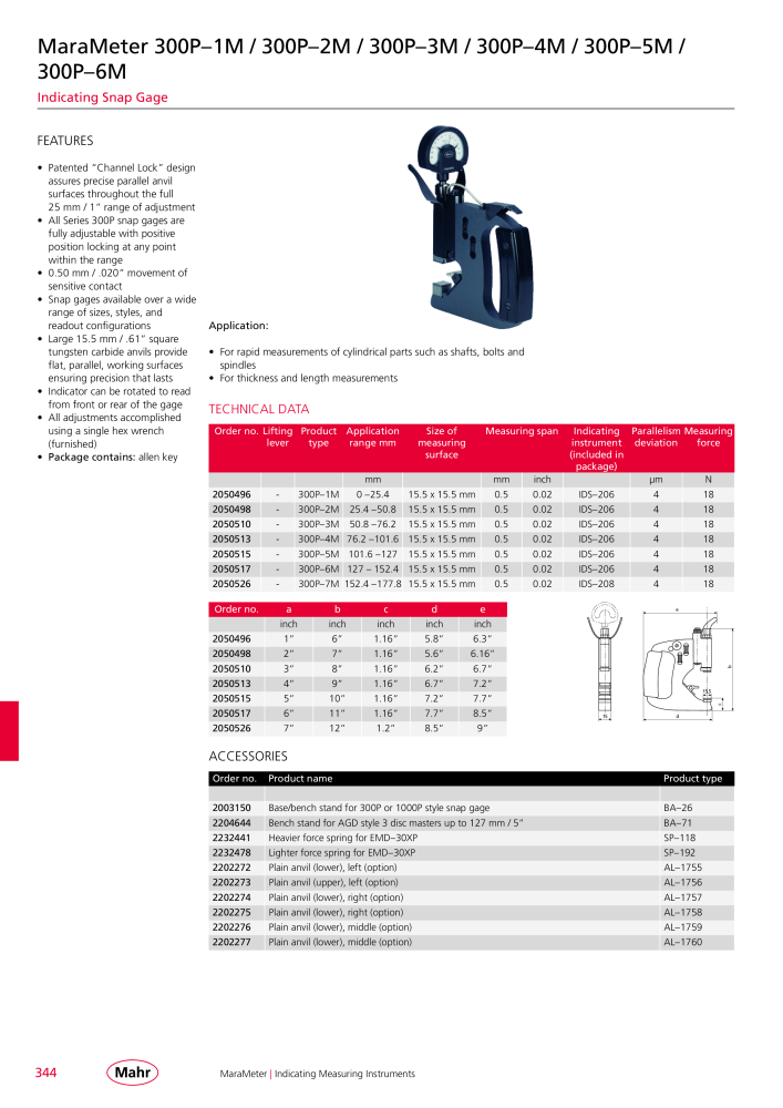 Mahr - Product Catalog NO.: 20199 - Page 348