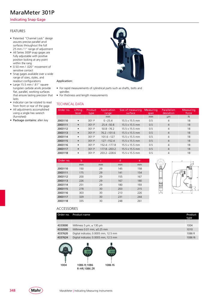 Mahr - Product Catalog n.: 20199 - Pagina 352