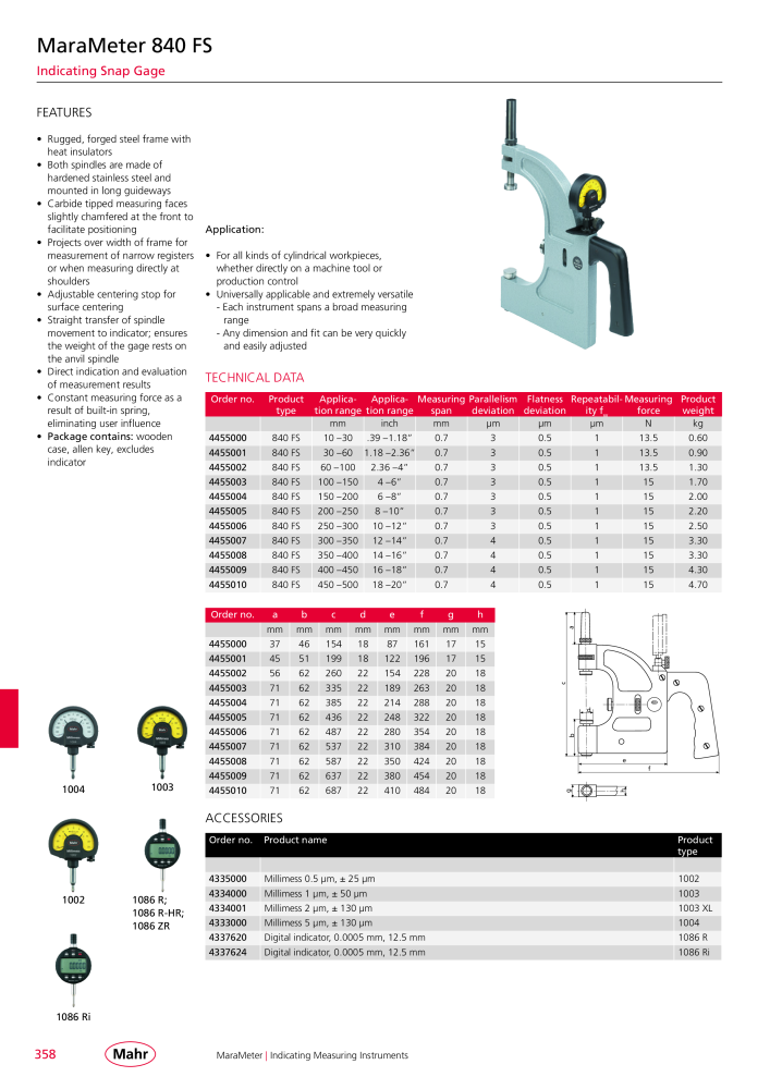 Mahr - Product Catalog NO.: 20199 - Page 362