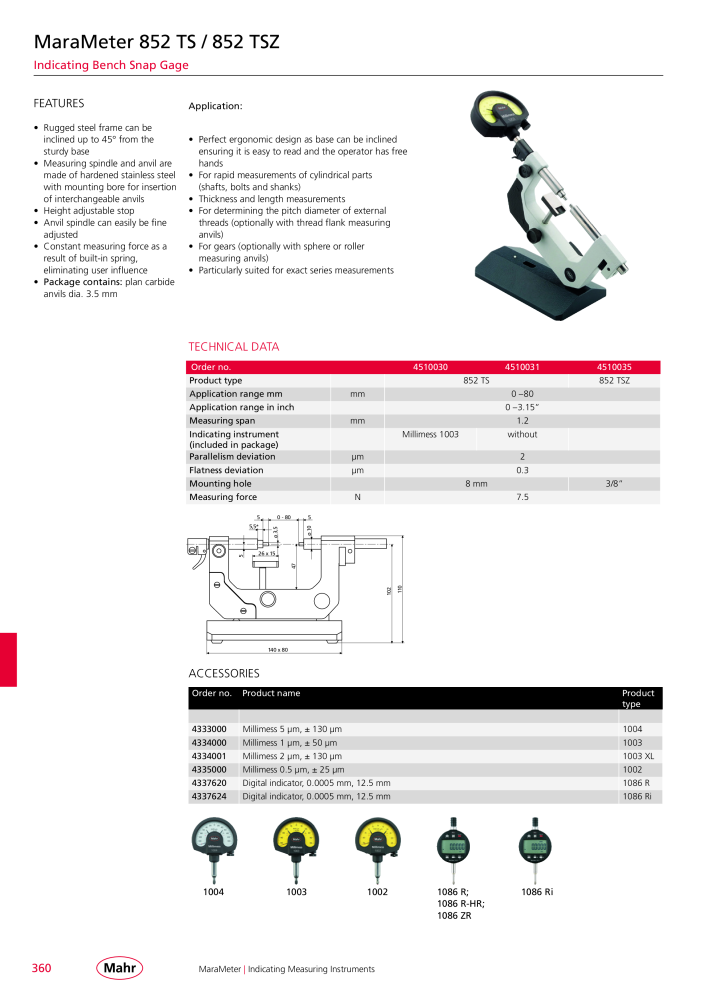 Mahr - Product Catalog NO.: 20199 - Page 364