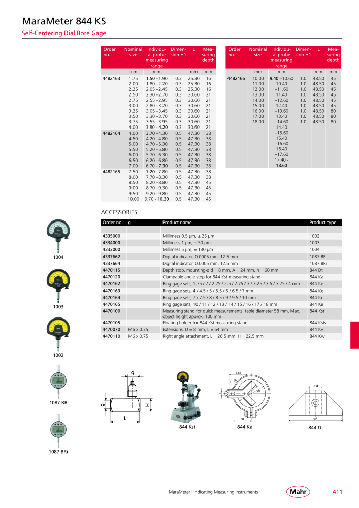 Mahr - Product Catalog NO.: 20199 - Page 415