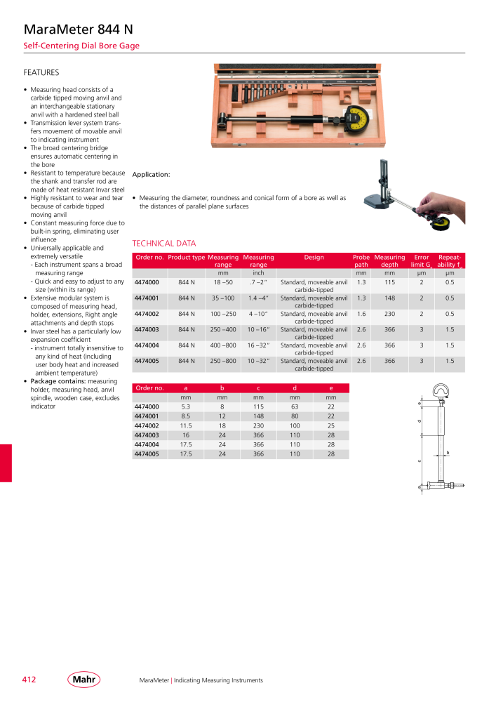 Mahr - Product Catalog NO.: 20199 - Page 416