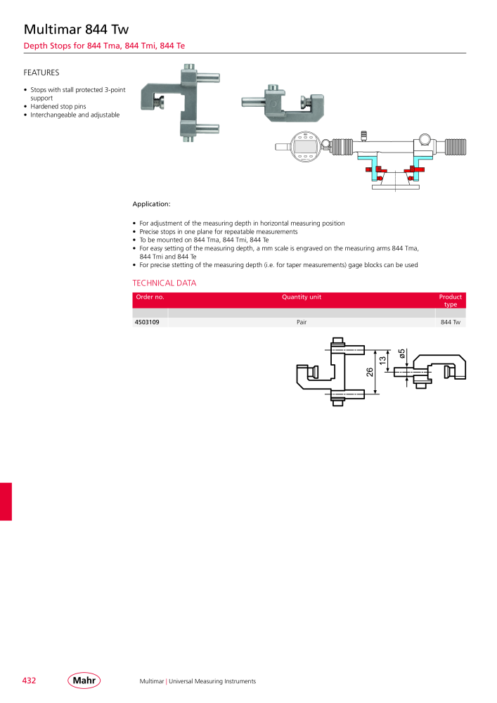 Mahr - Product Catalog NO.: 20199 - Page 436