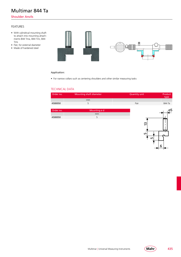 Mahr - Product Catalog NO.: 20199 - Page 439