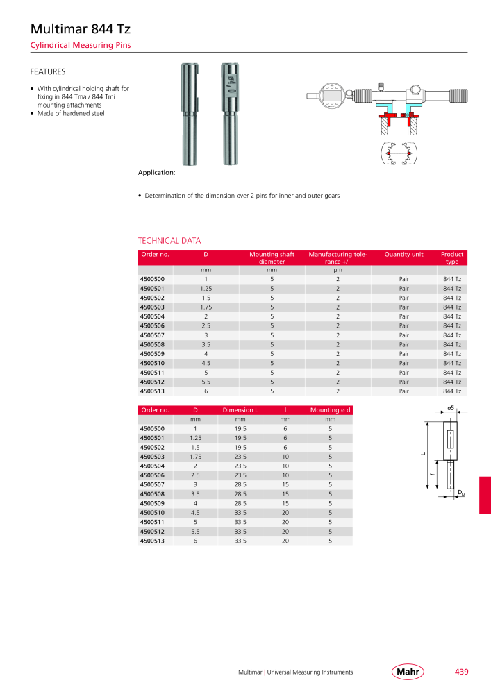 Mahr - Product Catalog Č. 20199 - Strana 443