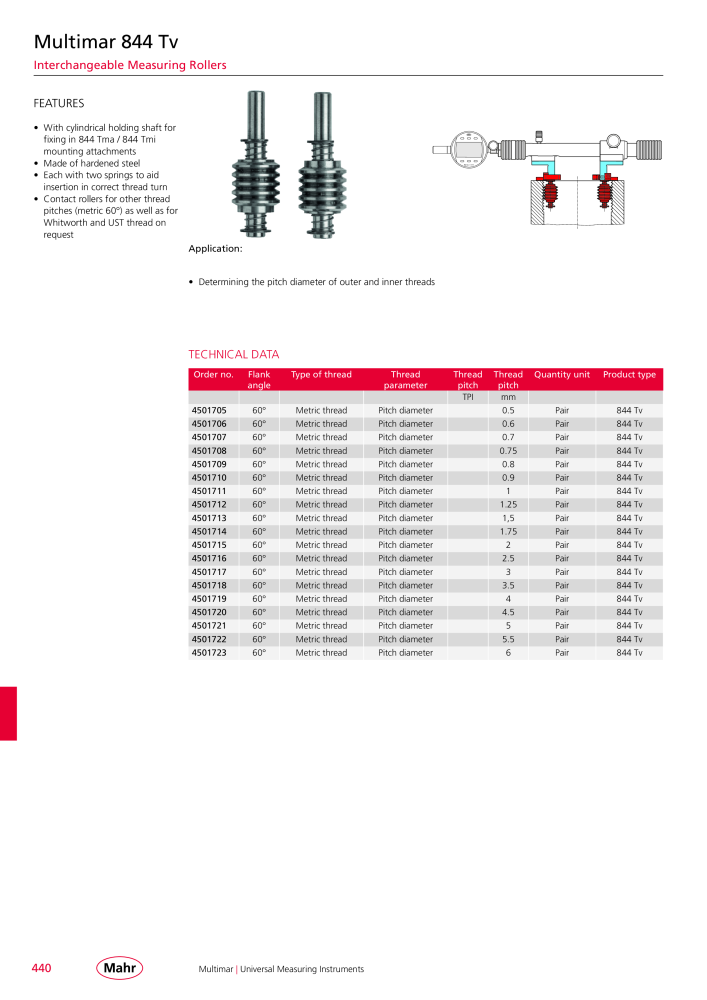 Mahr - Product Catalog NO.: 20199 - Page 444