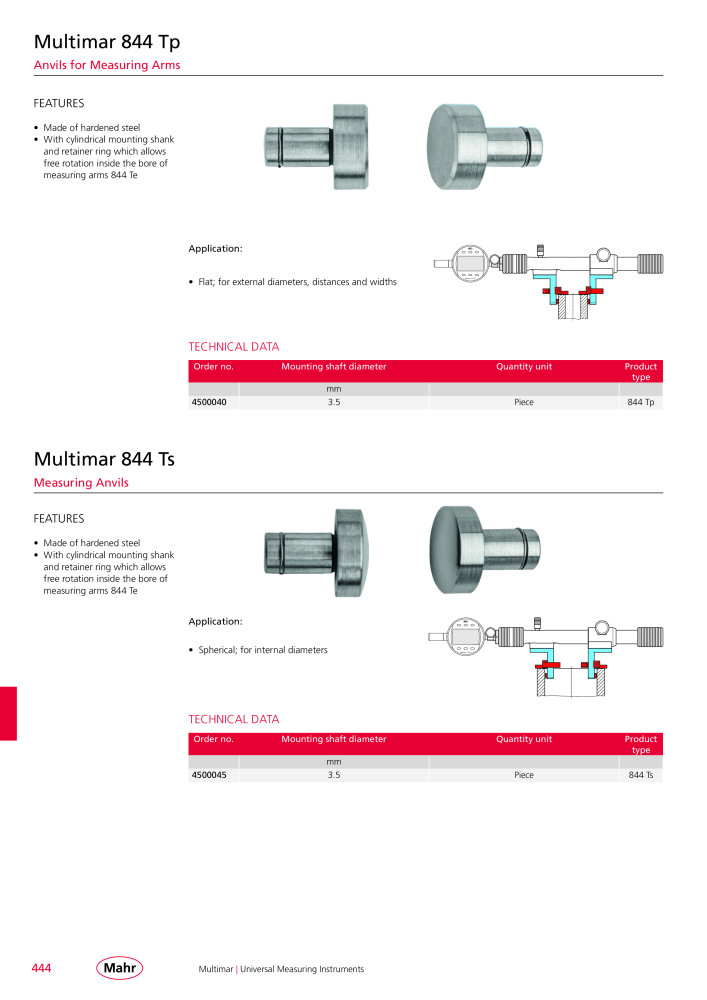 Mahr - Product Catalog NO.: 20199 - Page 448