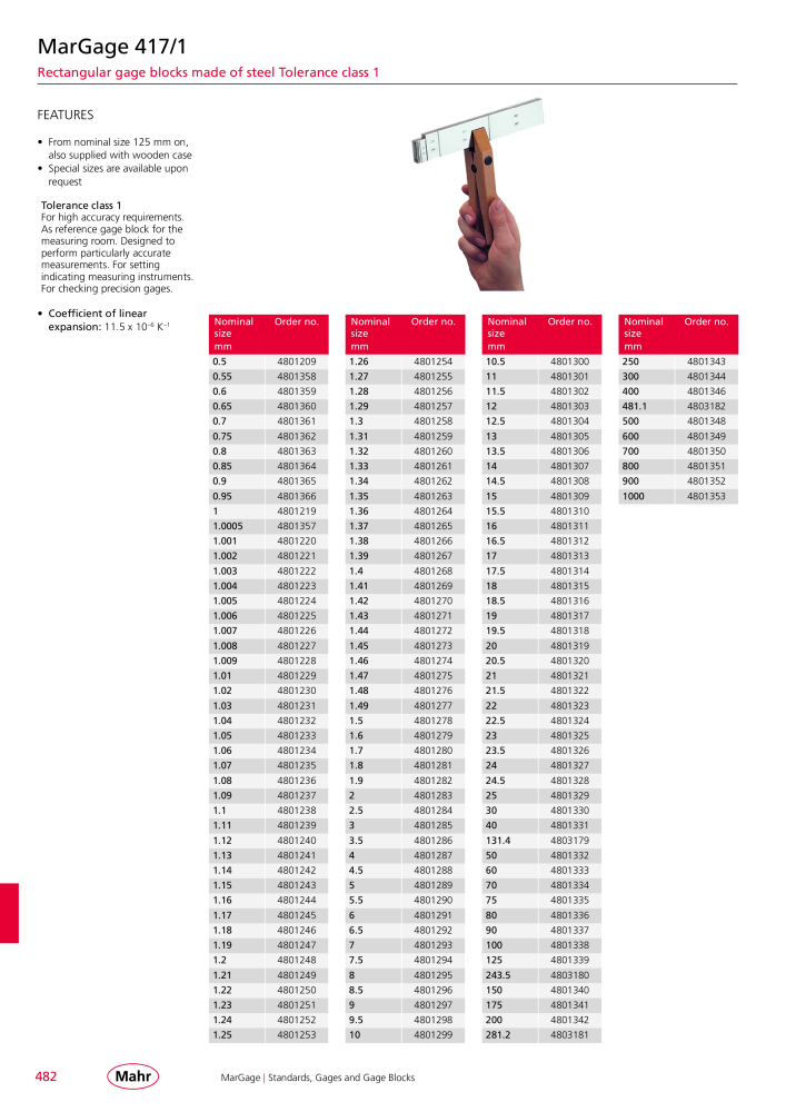 Mahr - Product Catalog NO.: 20199 - Page 486