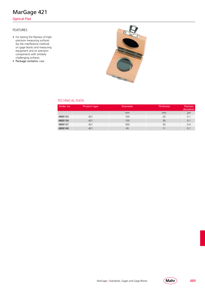 Mahr - Product Catalog NO.: 20199 - Page 493