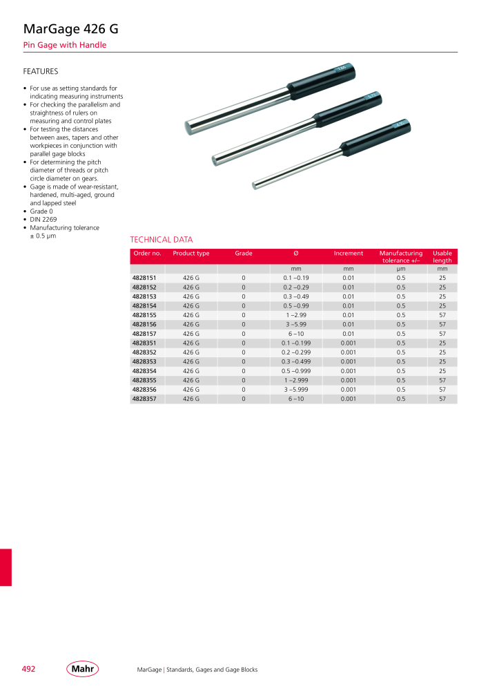 Mahr - Product Catalog NO.: 20199 - Page 496