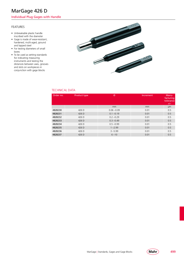 Mahr - Product Catalog NO.: 20199 - Page 503