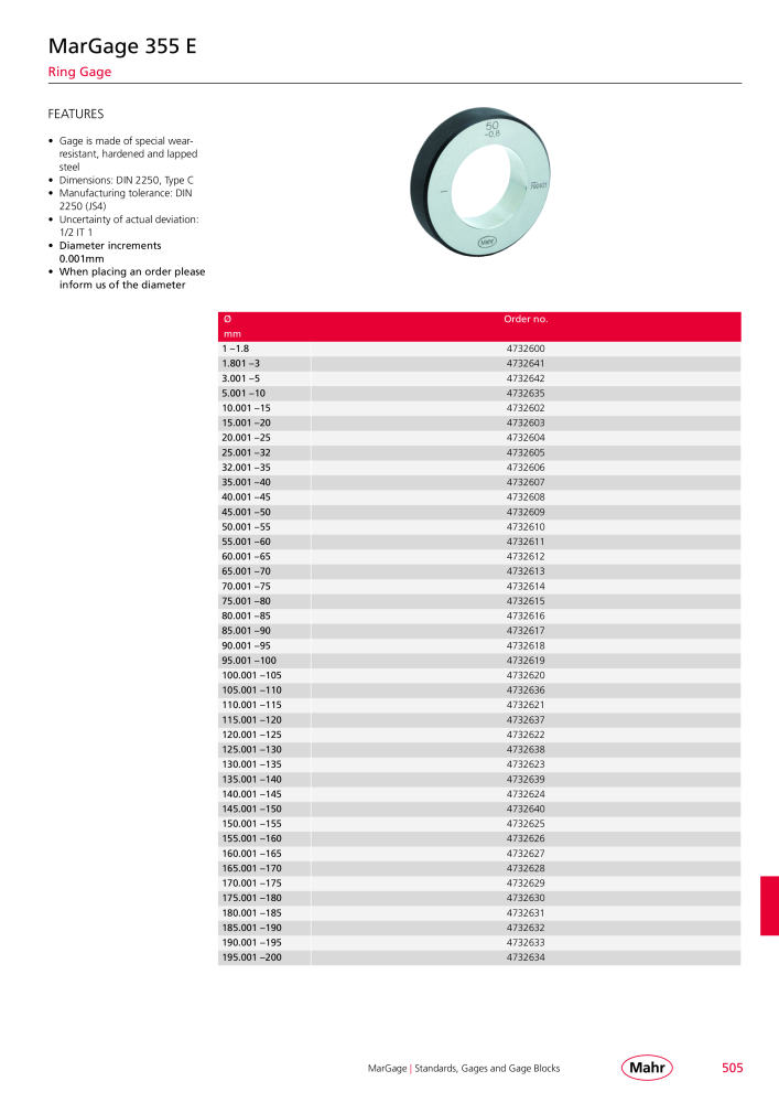 Mahr - Product Catalog n.: 20199 - Pagina 509