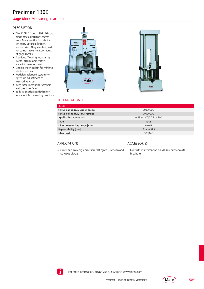 Mahr - Product Catalog NO.: 20199 - Page 513