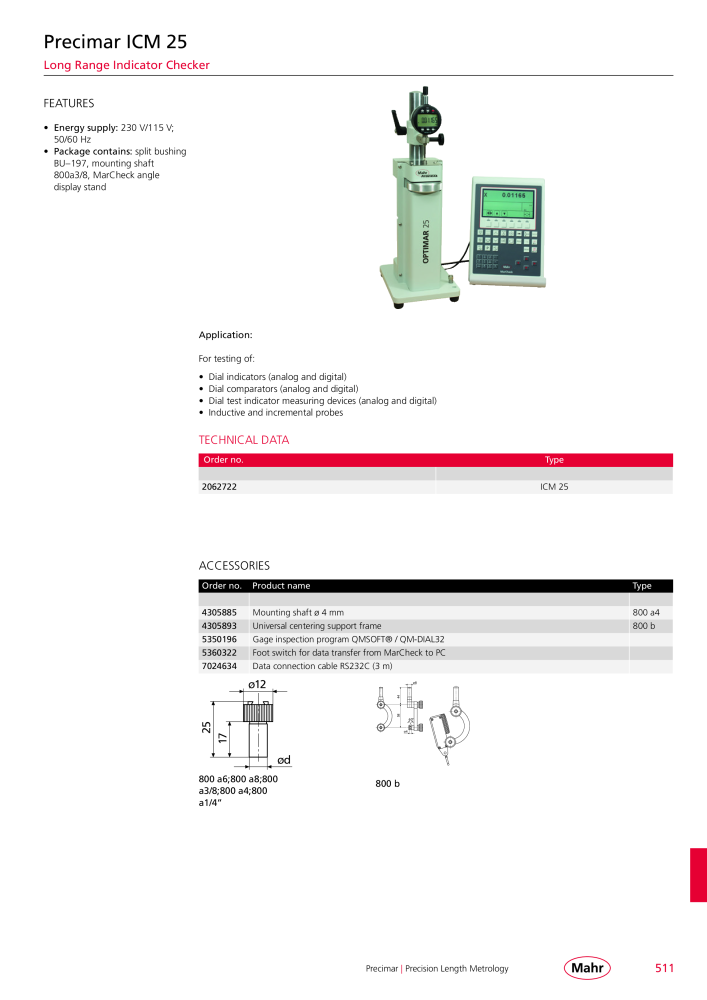 Mahr - Product Catalog Nb. : 20199 - Page 515