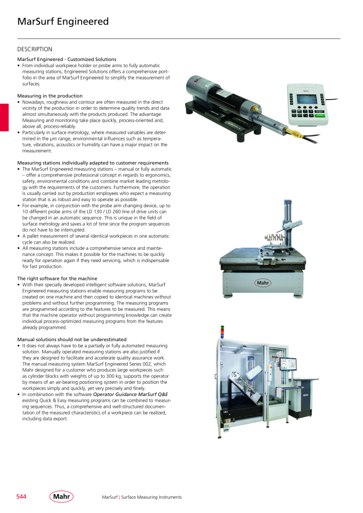 Mahr - Product Catalog NO.: 20199 - Page 548