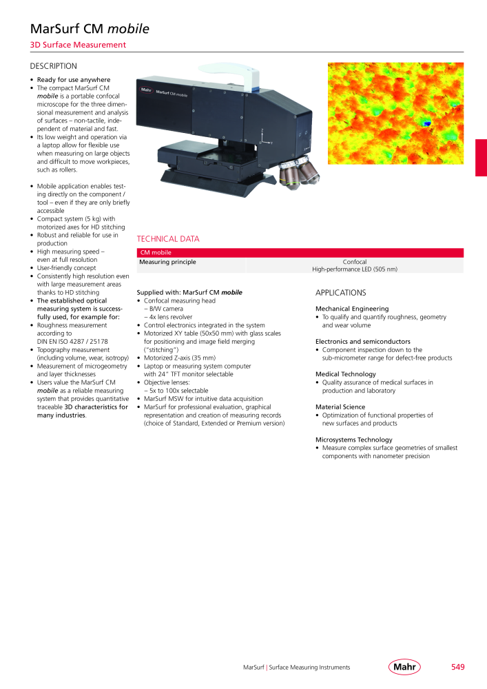 Mahr - Product Catalog NO.: 20199 - Page 553