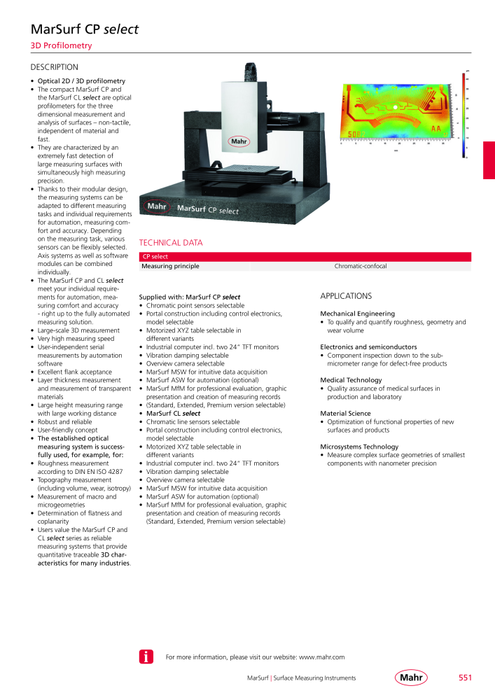 Mahr - Product Catalog NO.: 20199 - Page 555