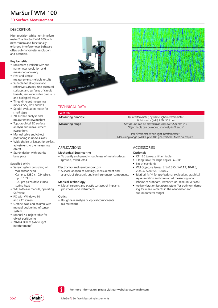 Mahr - Product Catalog NO.: 20199 - Page 556