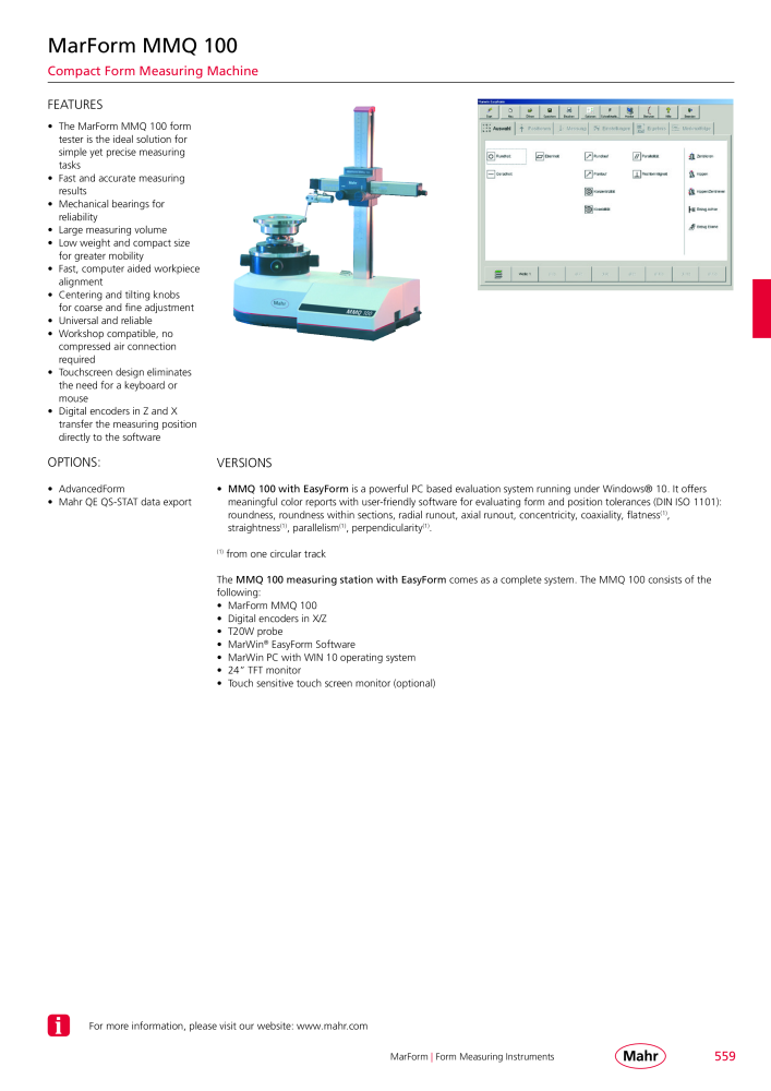 Mahr - Product Catalog NO.: 20199 - Page 563