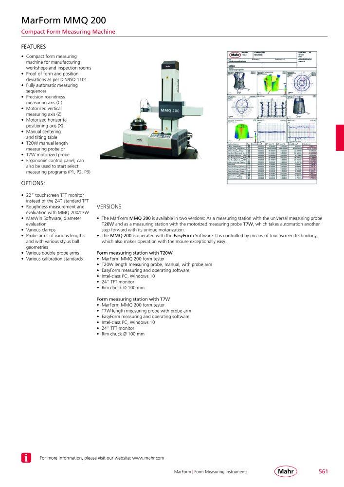 Mahr - Product Catalog NO.: 20199 - Page 565