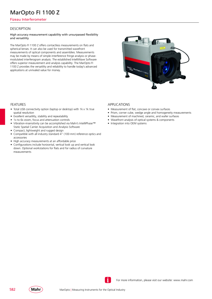 Mahr - Product Catalog NO.: 20199 - Page 586