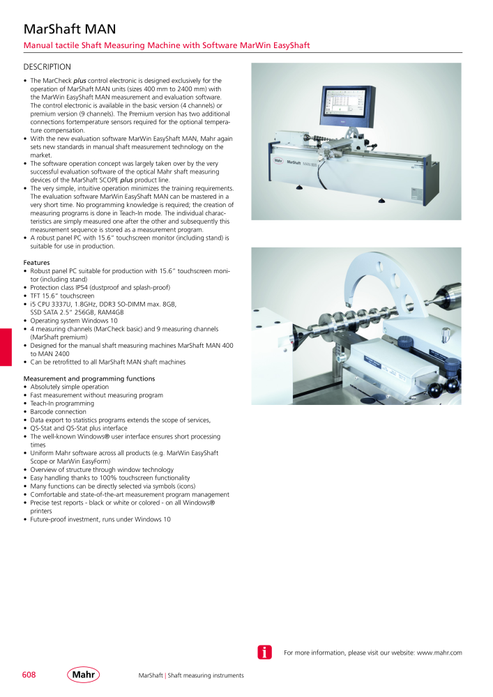 Mahr - Product Catalog NO.: 20199 - Page 612