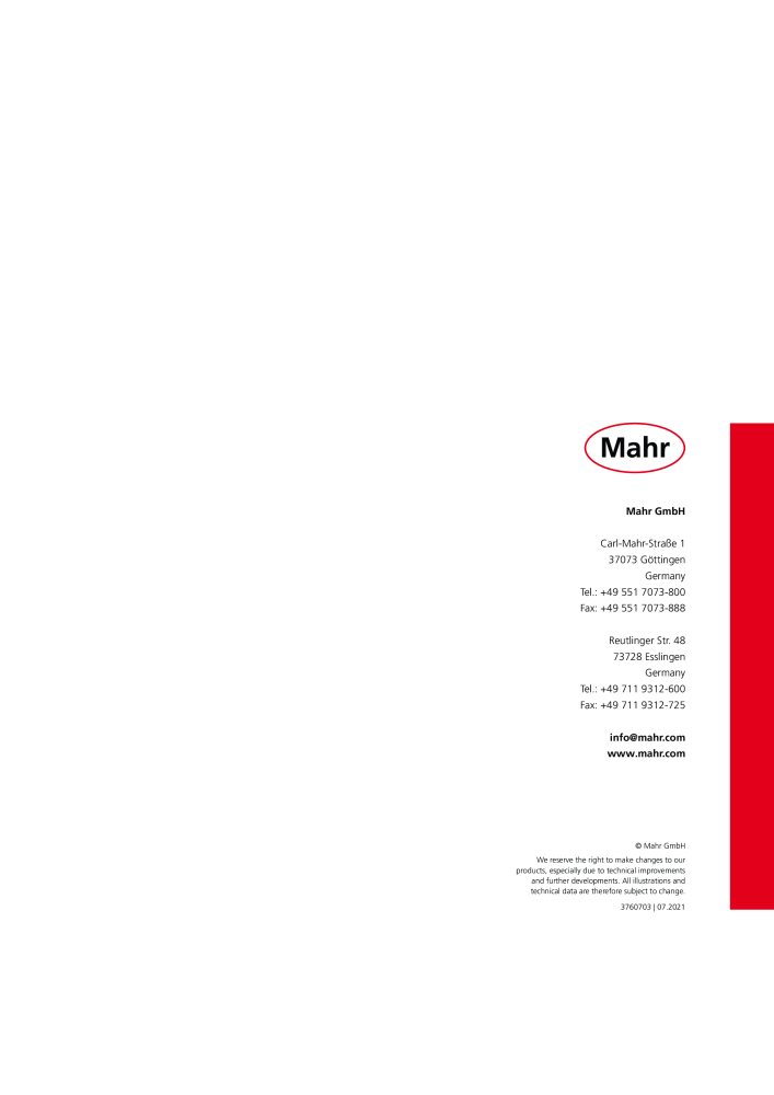 Mahr - Product Catalog NO.: 20199 - Page 636