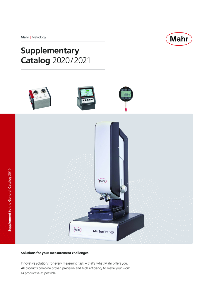 Mahr - Product Catalog NO.: 20199 - Page 639