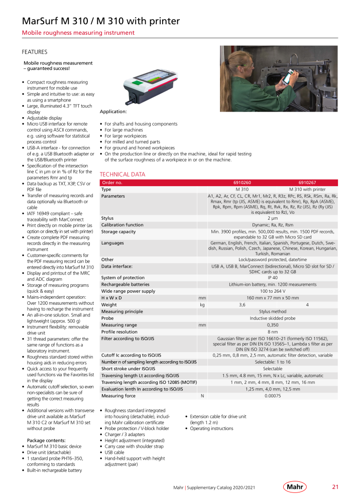 Mahr - Product Catalog NO.: 20199 - Page 659