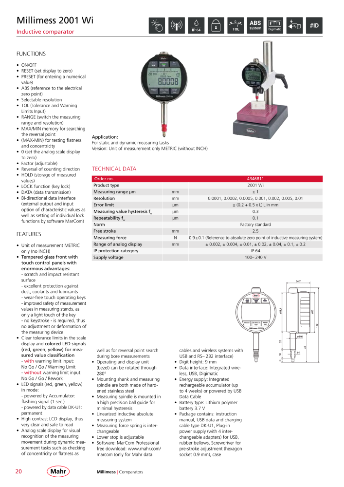 Mahr - Product Catalog NO.: 20199 - Page 692