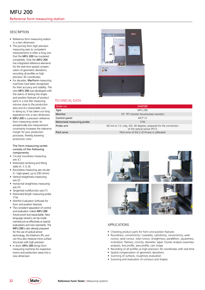 Mahr - Product Catalog NO.: 20199 - Page 704