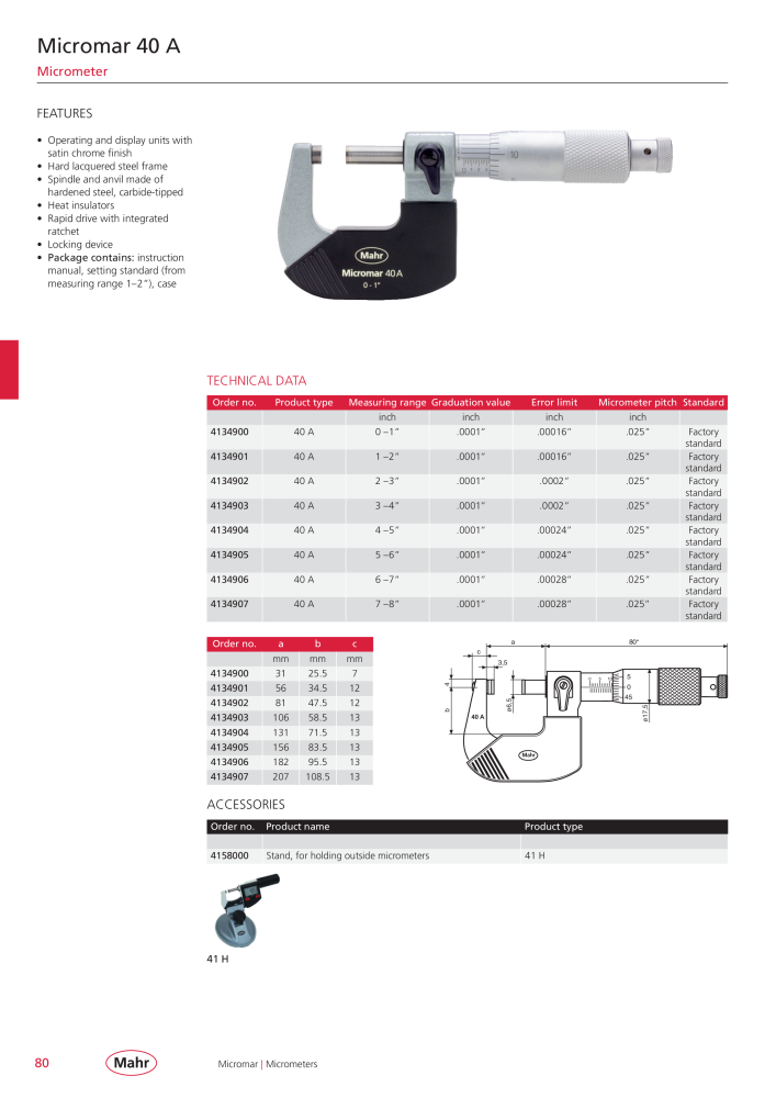 Mahr - Product Catalog NO.: 20199 - Page 84