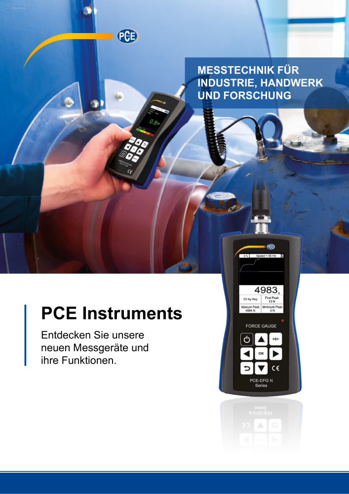 PCE Instruments - Hauptkatalog NR.: 20207