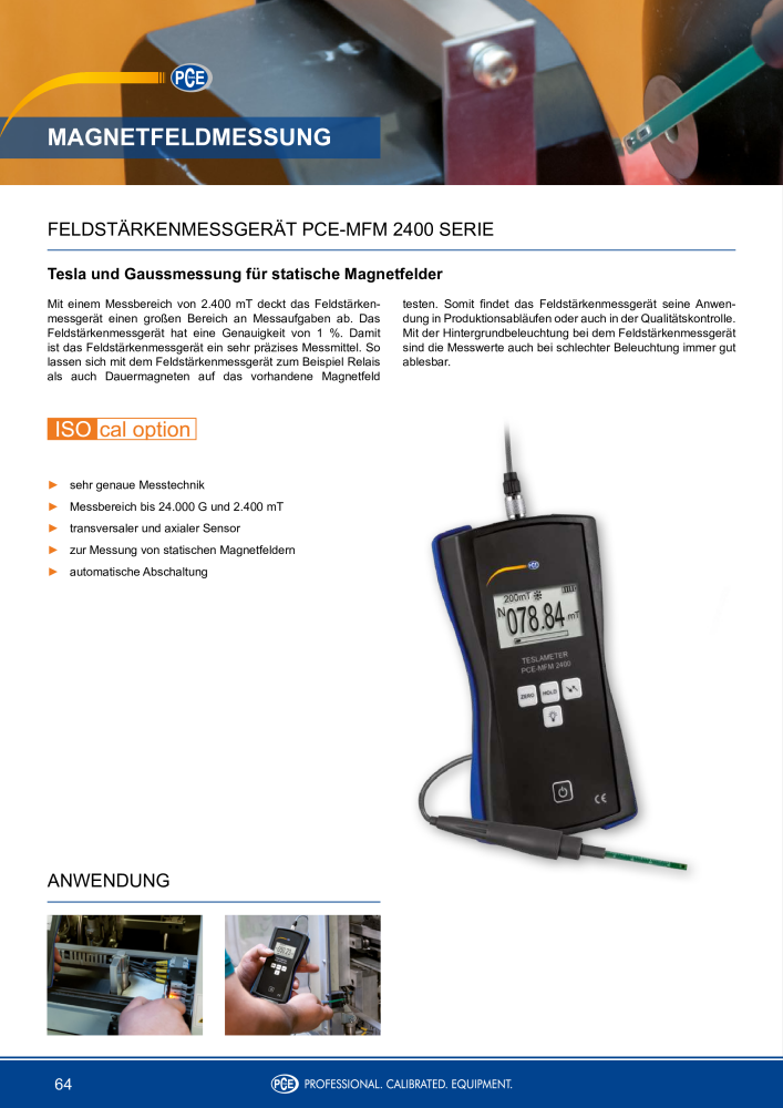 PCE Instruments - Hauptkatalog NR.: 20207 - Pagina 18