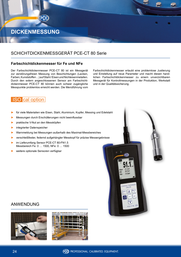 PCE Instruments - Hauptkatalog NR.: 20207 - Seite 24