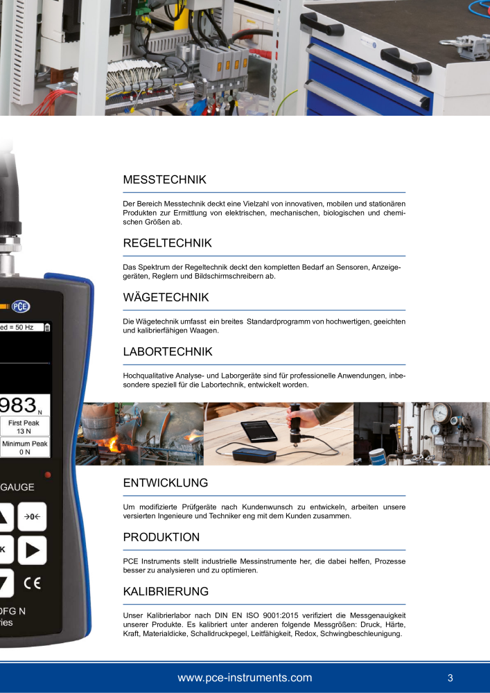 PCE Instruments - Hauptkatalog NR.: 20207 - Seite 3