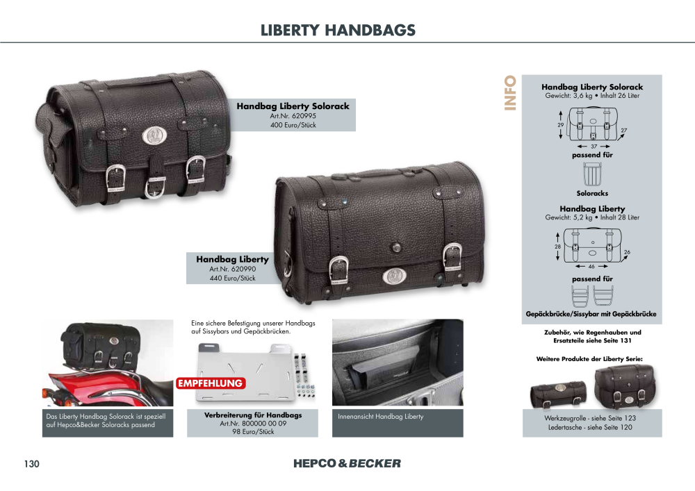 Hepco & Becker Hauptkatalog Č. 20210 - Strana 130