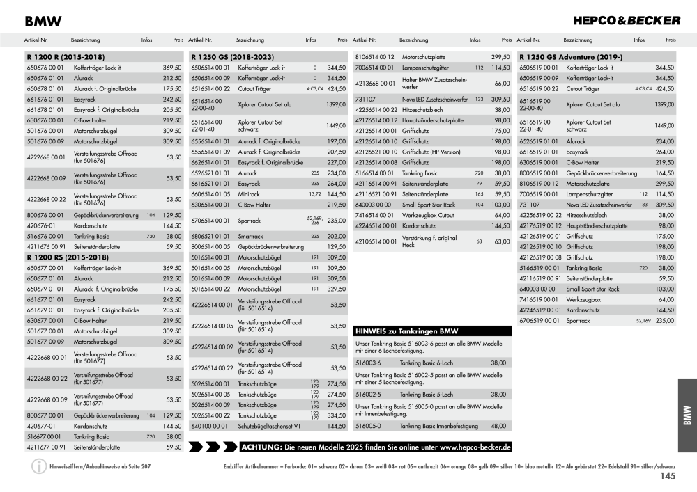 Hepco & Becker Hauptkatalog NR.: 20210 - Pagina 145