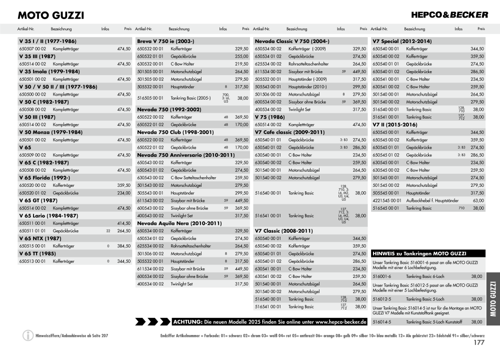 Hepco & Becker Hauptkatalog Č. 20210 - Strana 177