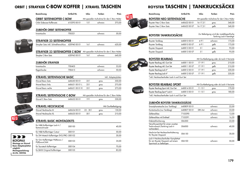 Hepco & Becker Hauptkatalog Nb. : 20210 - Page 179