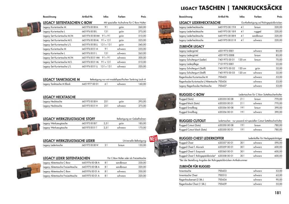 Hepco & Becker Hauptkatalog NR.: 20210 - Seite 181