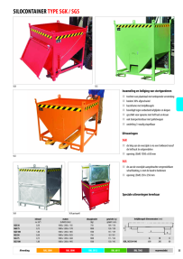 BAUER SRE 600 silocontainer, gelakt, RAL 2000 geeloranje 4437-04-0000-1