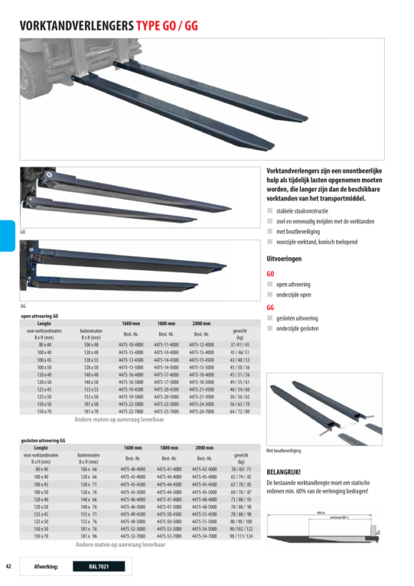 BAUER Lasthaak LH-I 2.0, thermisch verzinkt 4453-09-0000-7