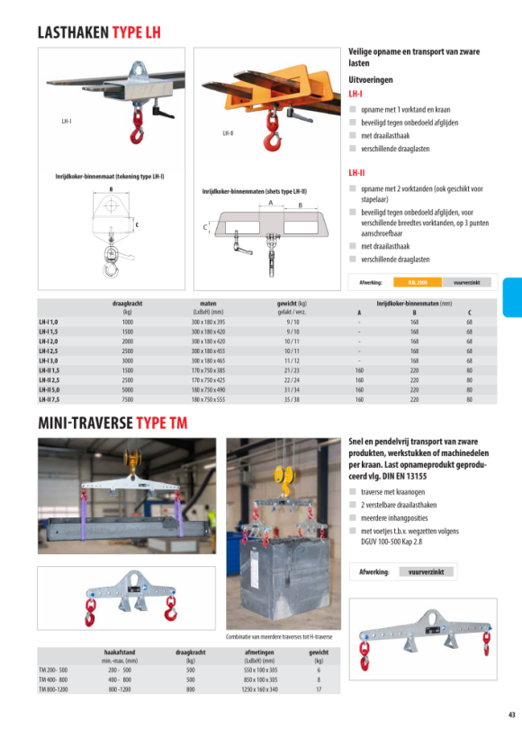 BAUER Lasthaak LH-I 2.0, thermisch verzinkt 4453-09-0000-7