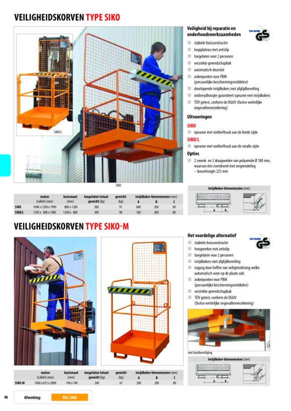 BAUER Veiligheidsmand SIKO, gelakt, RAL 7005 Muizengrijs 4427-31-0000-5