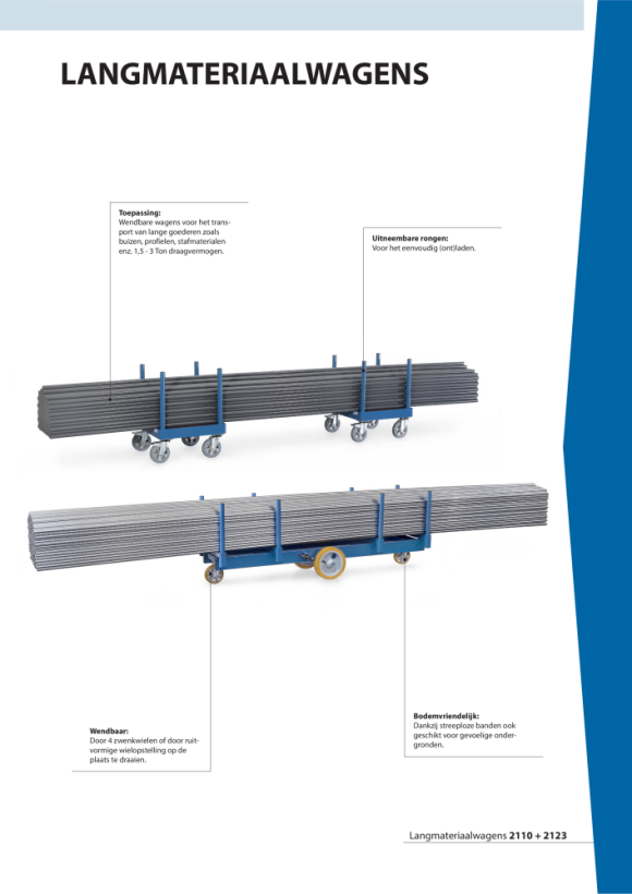 fetra Platenwagen luchtbanden 260 x 85 mm 2076