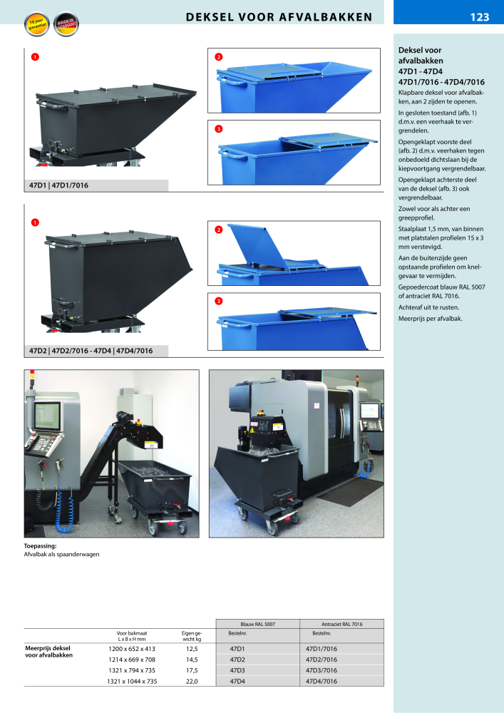 fetra Hoofdcatalogus Transportmiddelen NO.: 20216 - Page 123